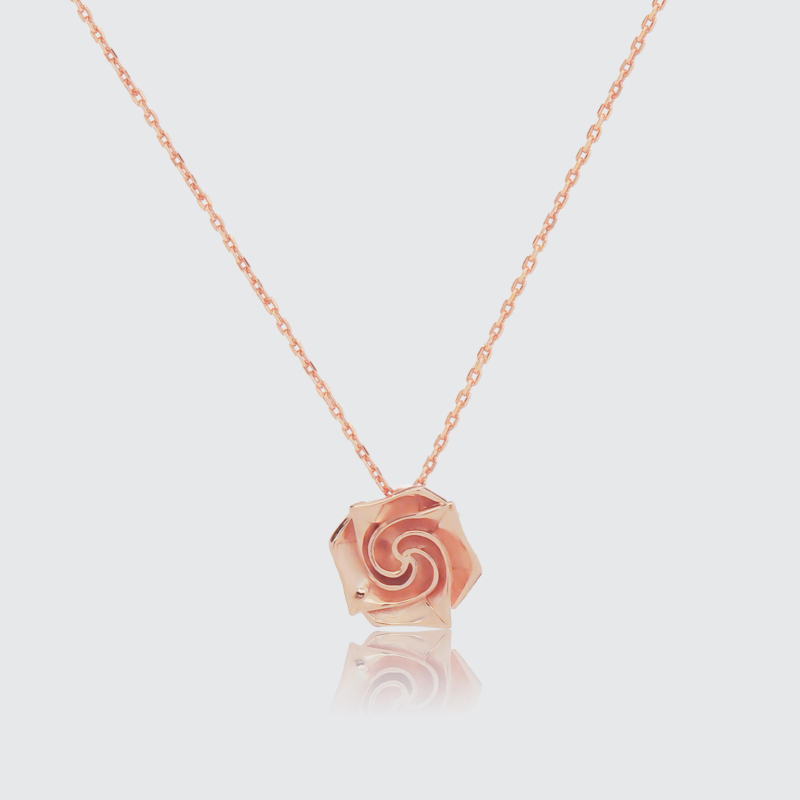 ORIGAMI LUCKY NECKLACE สร้อยคอพร้อมจี้ลายกระดาษพับ สัญลักษณ์แห่งความโชคดี และ ความสุข 13 ลาย
