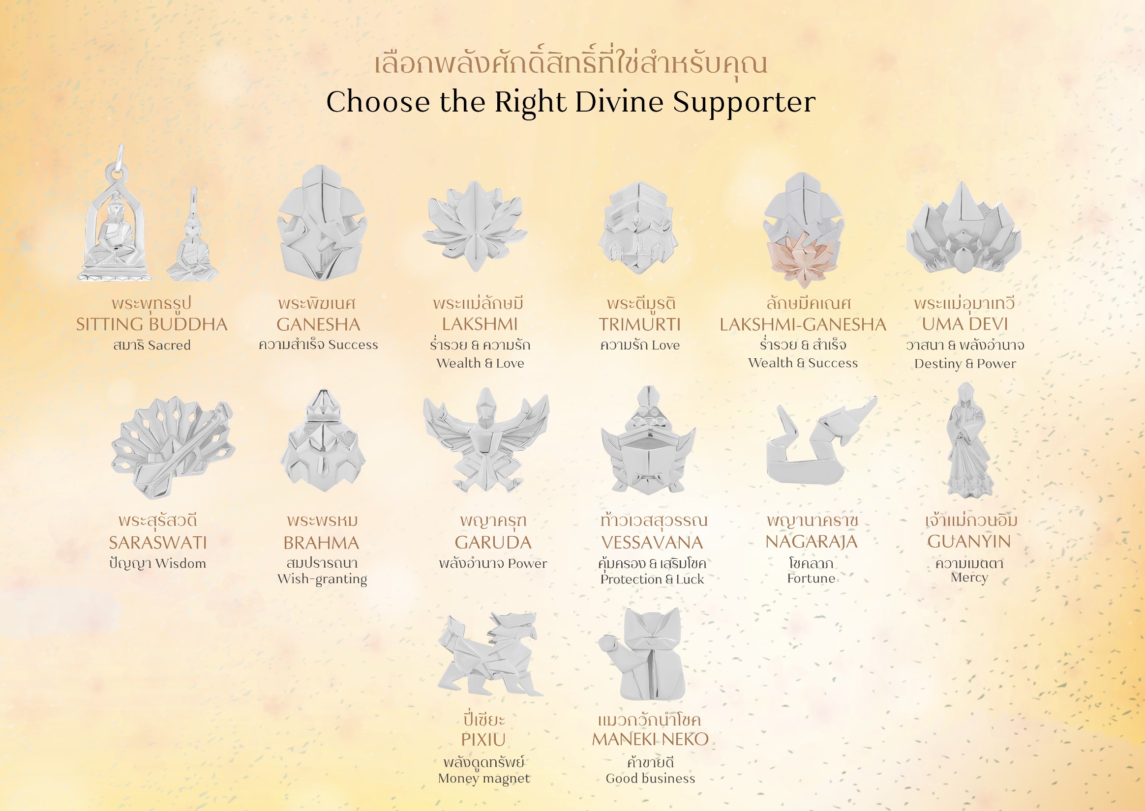 SAISIN SPORTS  สายสิญจน์สปอร์ตมงคล พระพิฆเนศ พระแม่ลักษมี & 14 องค์เทพ *ปลุกเสกสายขาวแล้ว*