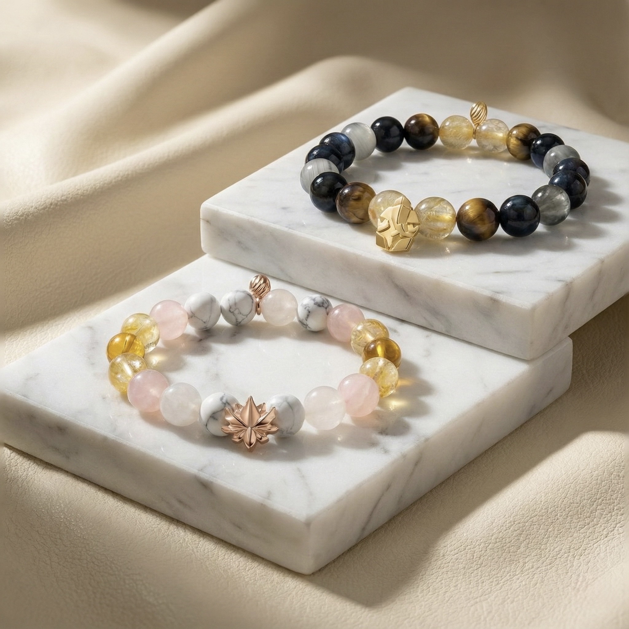 THE 5 EMPERORs & 5 EMPRESSES BLESSING STONE BRACELET  กำไลหิน 5 จักรพรรดิ / 5 จักรพรรดินี เสริมมงคล 5 มิติ พร้อมพระพิฆเนศ พระแม่ลักษมี *ปลุกเสกแล้ว*