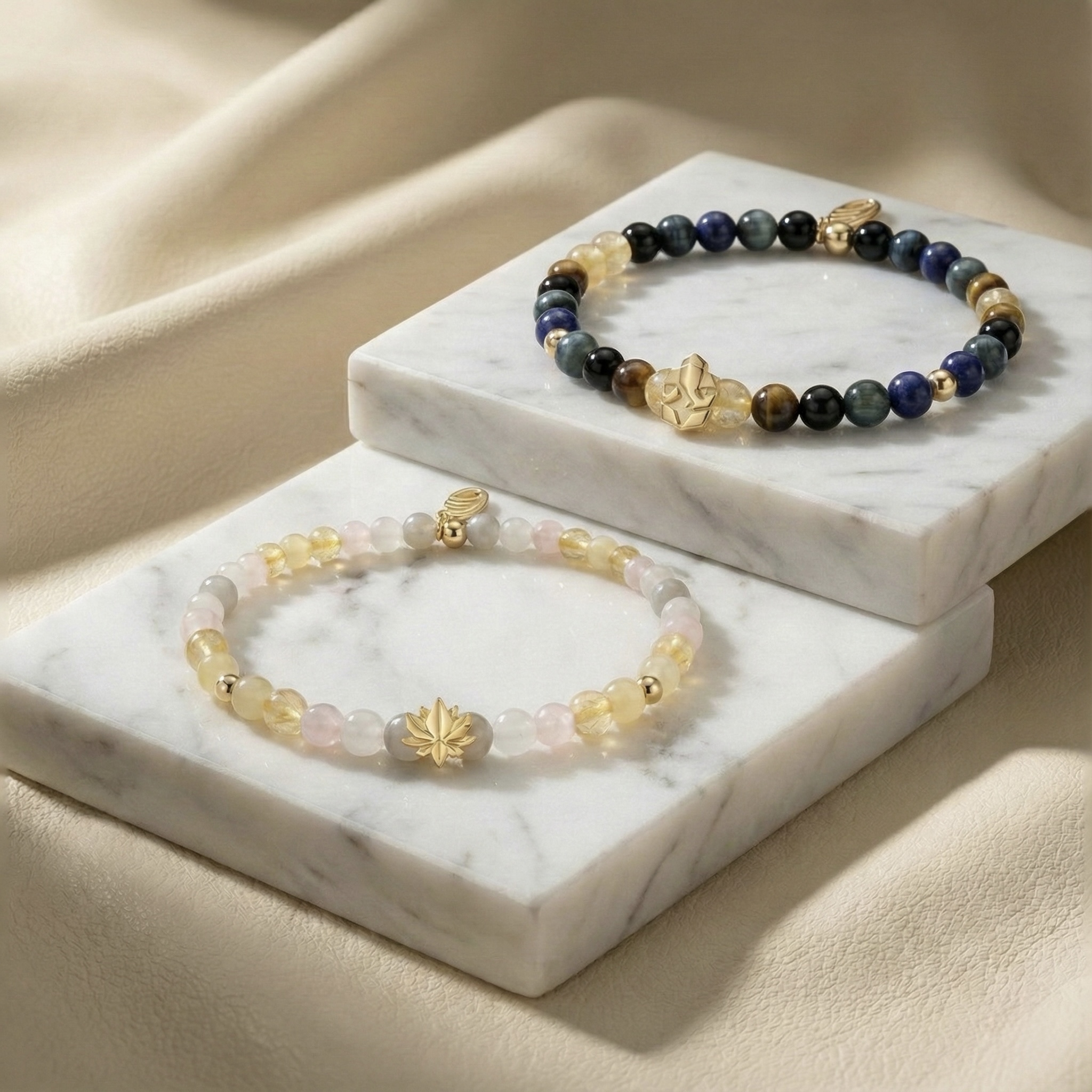THE 5 EMPERORs & 5 EMPRESSES BLESSING STONE BRACELET  กำไลหิน 5 จักรพรรดิ / 5 จักรพรรดินี เสริมมงคล 5 มิติ พร้อมพระพิฆเนศ พระแม่ลักษมี *ปลุกเสกแล้ว*